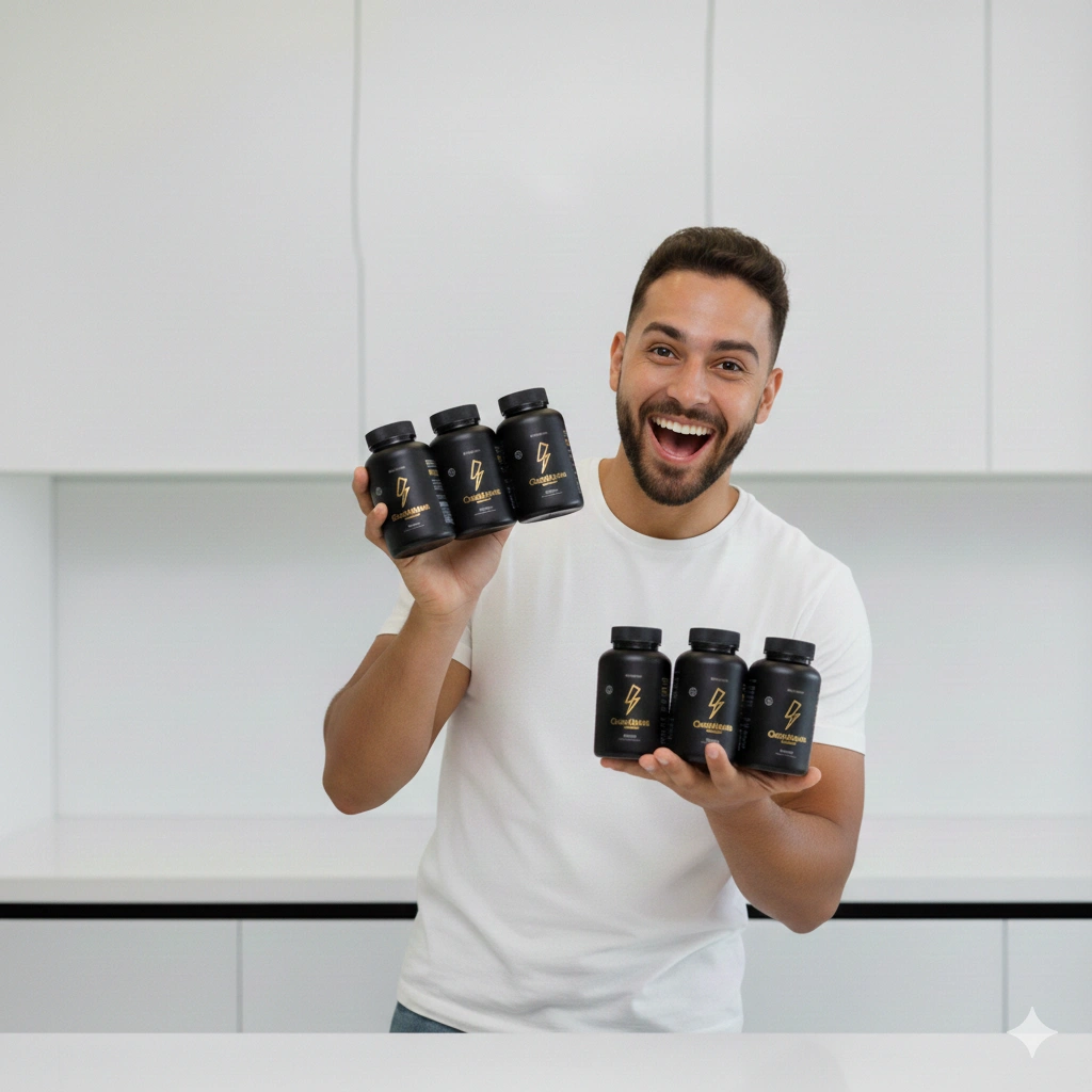 GaraHerb Male Health Support Supplement Bottles